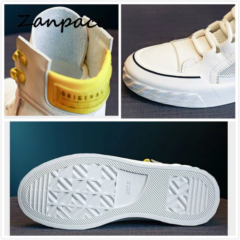 2021Summer Women's Sneakers New Canvas Lace-Up Women's Sports Shoes Breathable Platform Sneakers Shoes White Casual Women Shoes