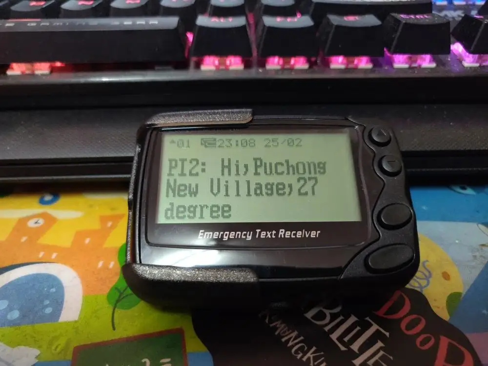 Tanie Programowalny Alfanumeryczny Pager POCSAG Pager Awaryjny Odbiornik Tekstowy I Kabel Do MMDVM DAPNET UHF VHF