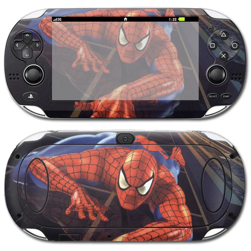 YS-PSvita-0578 Наклейка из кожи человека-паука для PS Vita psv 1000, наклейки для видеоигр s, Виниловая наклейка Ptotector, чехол для Play Station psv ita1000 - Цвет: YS-PSvita-0578