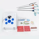 Квадратная камера, набор Лапароскопических обучающих шкатулок для обучения, студентов, врачей, медсестер, имитация хирургических инструментов