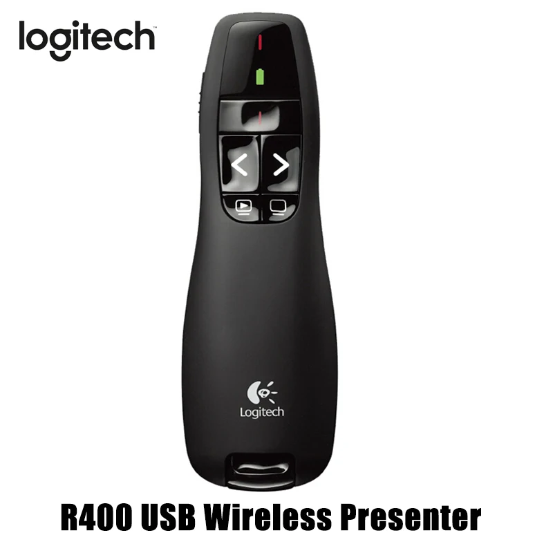 Logitech R400 USB беспроводная презентация красная лазерная указка PPT дистанционная