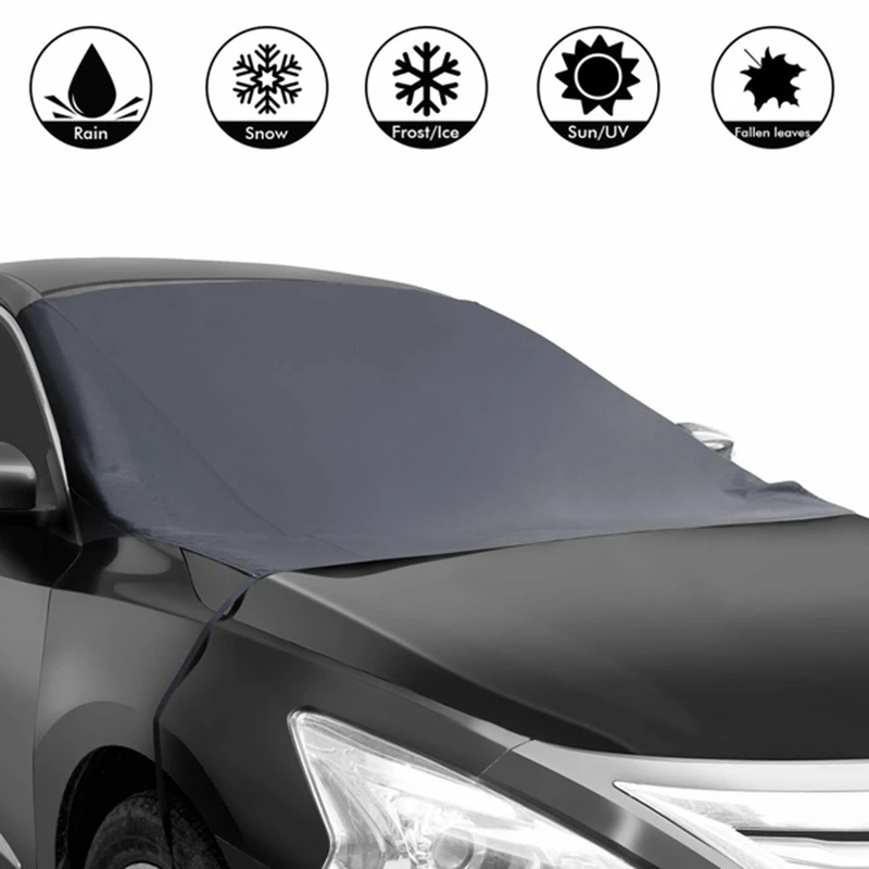 

Car Winter Snow Cover Frost Magnetic Windshield Snow Cover Frost Guard Protector Ice Cover Windshield Sun Shade Waterproof
