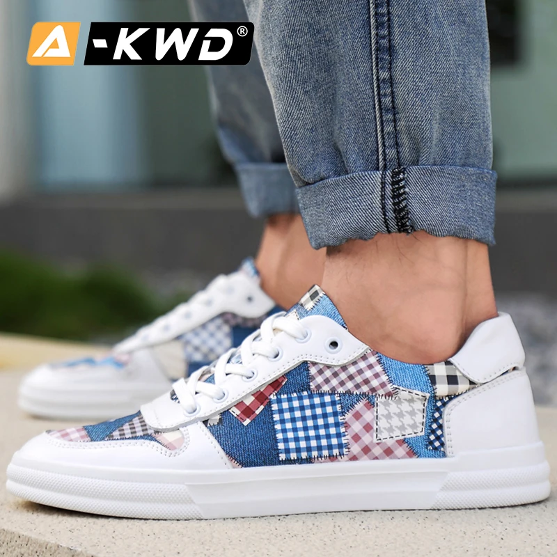 Мужские кроссовки из натуральной кожи темно-серые или синие модная обувь для