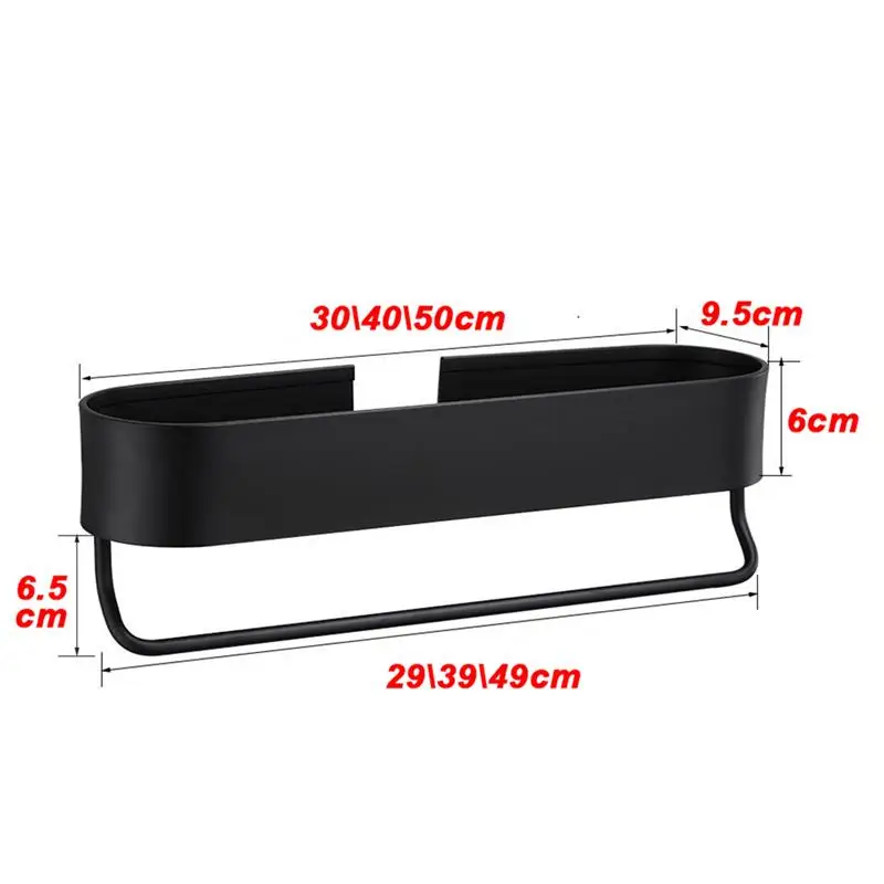 

Wall Mount Bathroom Shelf Rack Bath Shower Storage Organizer Shower Caddy Holder Kitchen Shelf Organizer Bathroom Accessories