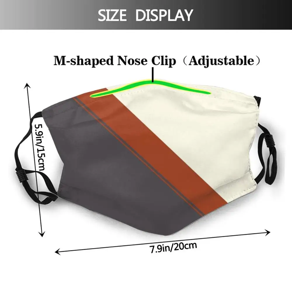 Современные формы смешная Печать Многоразовые Pm2.5 фильтр маска для лица
