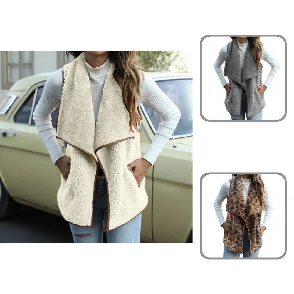 

Осенний жилет, отличный дышащий весенний жилет, женский жилет с отложным воротником