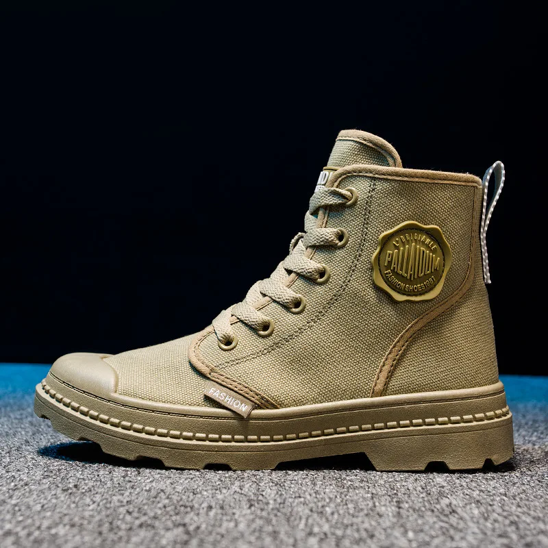 2019 г. новые зимние парусиновые Ботинки женские военные ботинки специальные