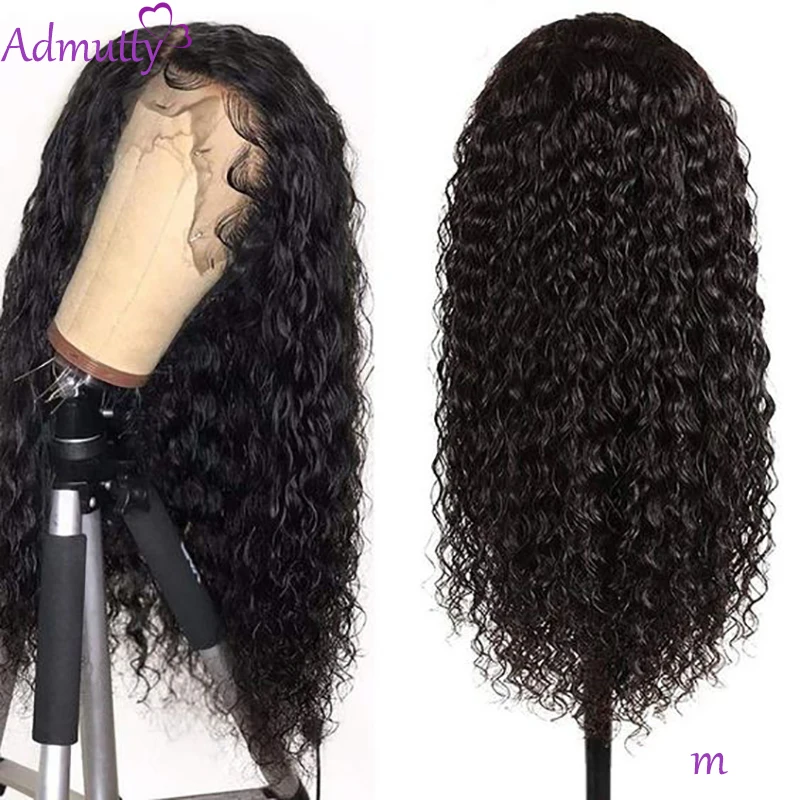 Перуанские волнистые 13*4 парики из человеческих волос на сетке спереди для женщин