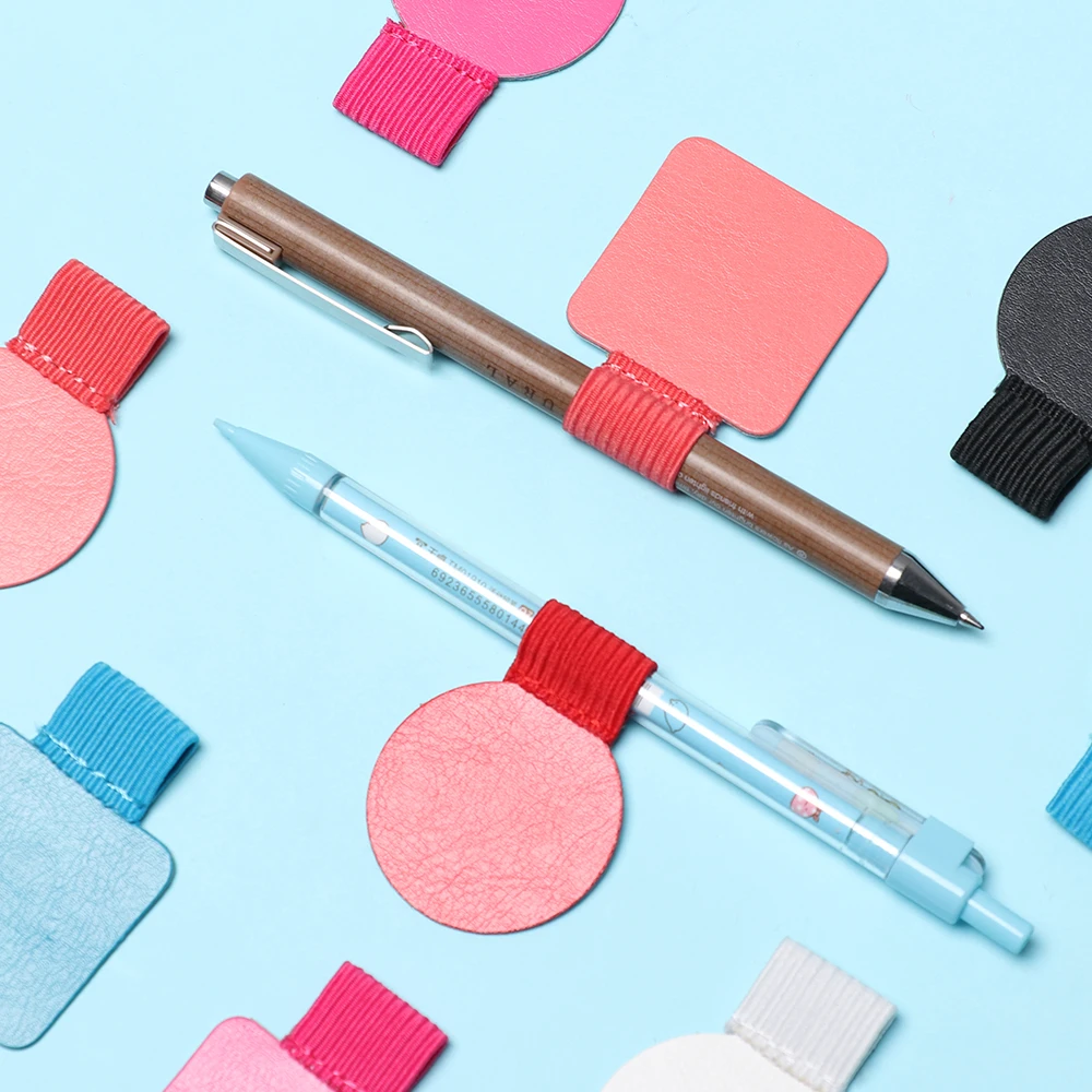 1 шт. цветная самоклеящаяся резиновая лента зажимы для ручки | Канцтовары офиса и