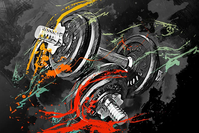 

Картина на холсте Fashionista Девушка для спорта