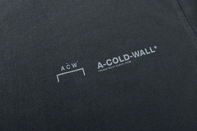 

2020 New ACW Vintage Distress T-Shirt Men Women Back Patch Heavy Washed Cotton Tees A-COLD-WALL Basic T-Shirt Men