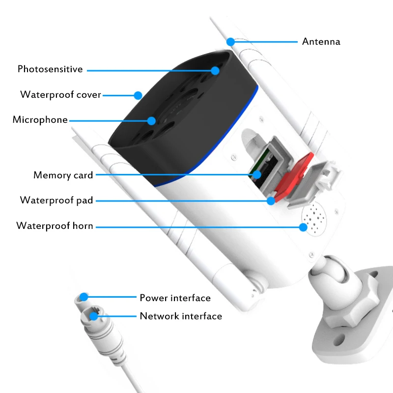 

1080P P2P IP Camera Wifi Outdoor Speed Dome Wireless Wifi Security Camera 2MP Network Surveillance 30m Night Vision Record