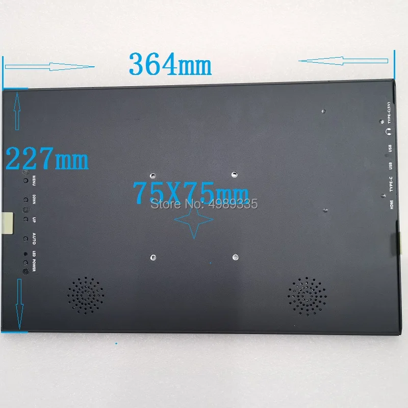 15," сенсорный монитор для ноутбука с сенсорным дисплеем HDMI PS3 PS4 Xbo x360 1080P Raspberry Pi typec настольное настенное крепление USB5V