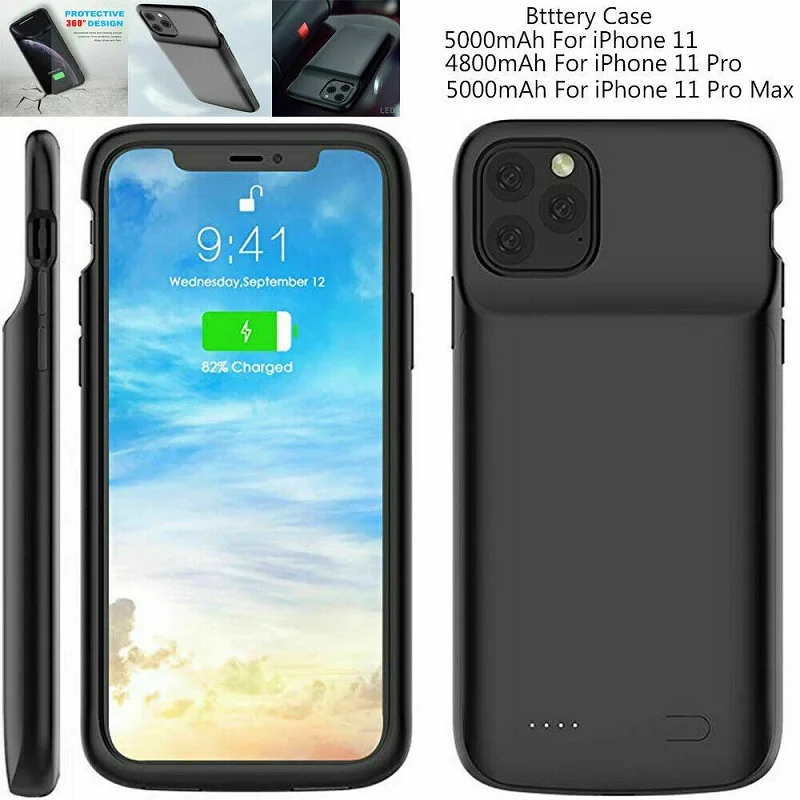 TIPTOP зарядное устройство Портативный чехол для iPhone 11/11 Pro MAX 4000 мАч/5000 мАч Внешний