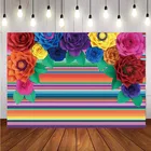 Мексиканский праздничный фон для взрослых счастливечерние цветной цветок фото фон Декор баннер студия реквизит