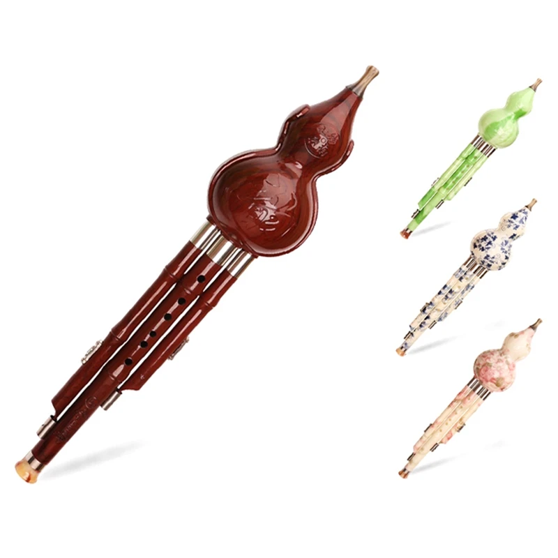 C Key Hulusi Gourd PIPE с китайским узлом чехол для ношения начинающих|Бамбуковая флейта| |