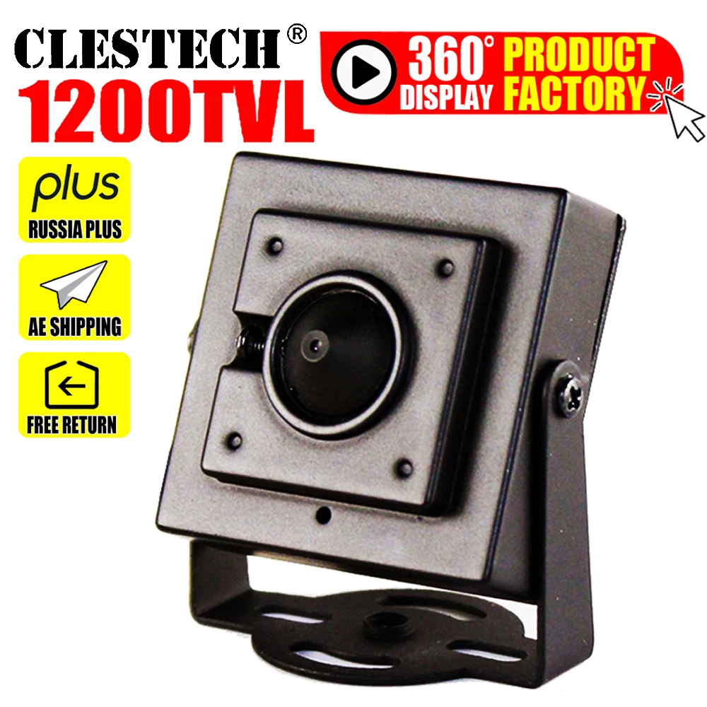

Очень маленькая металлическая конусная HD-камера 1/3 дюйма Cmos 1200TVL с объективом 3,7 мм, сверхмаленькие товары для домашнего видеонаблюдения, камера с кронштейном
