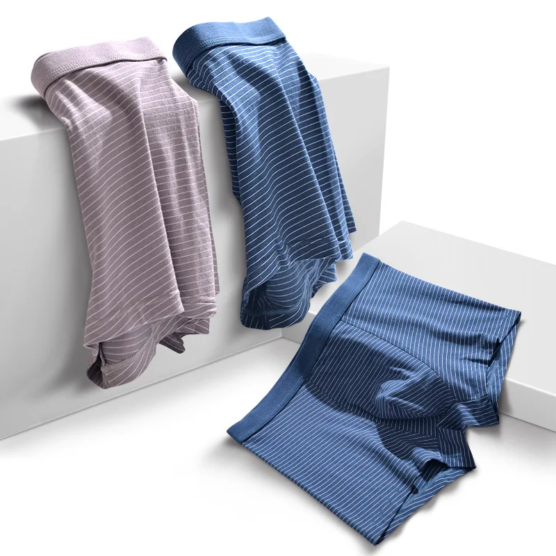 

Men's Underwear Boxers Modal Male Panties Loose Man Boxer Soft Underpants Thread Comfortable Brand Shorts Calecon Homme Boxer