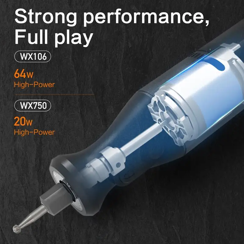

WX106/WX750 4V/8V Rotary Tool USB Charger Cordless Mini Engraving Grinding Polishing Machine Power Tools