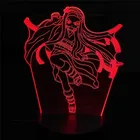 Демон убийца Kimetsu без Yaiba Nezuko камадо фигурный светодиодный 3d лампа Ночной светильник для Украшения в спальню Ночной светильник подарок для маленького ребенка