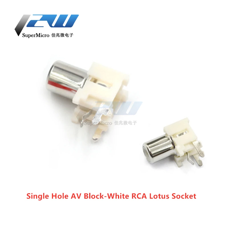 5 шт./лот с одним отверстием/4 отверстиями RCA стерео гнездовой аудиоразъем AV аудио