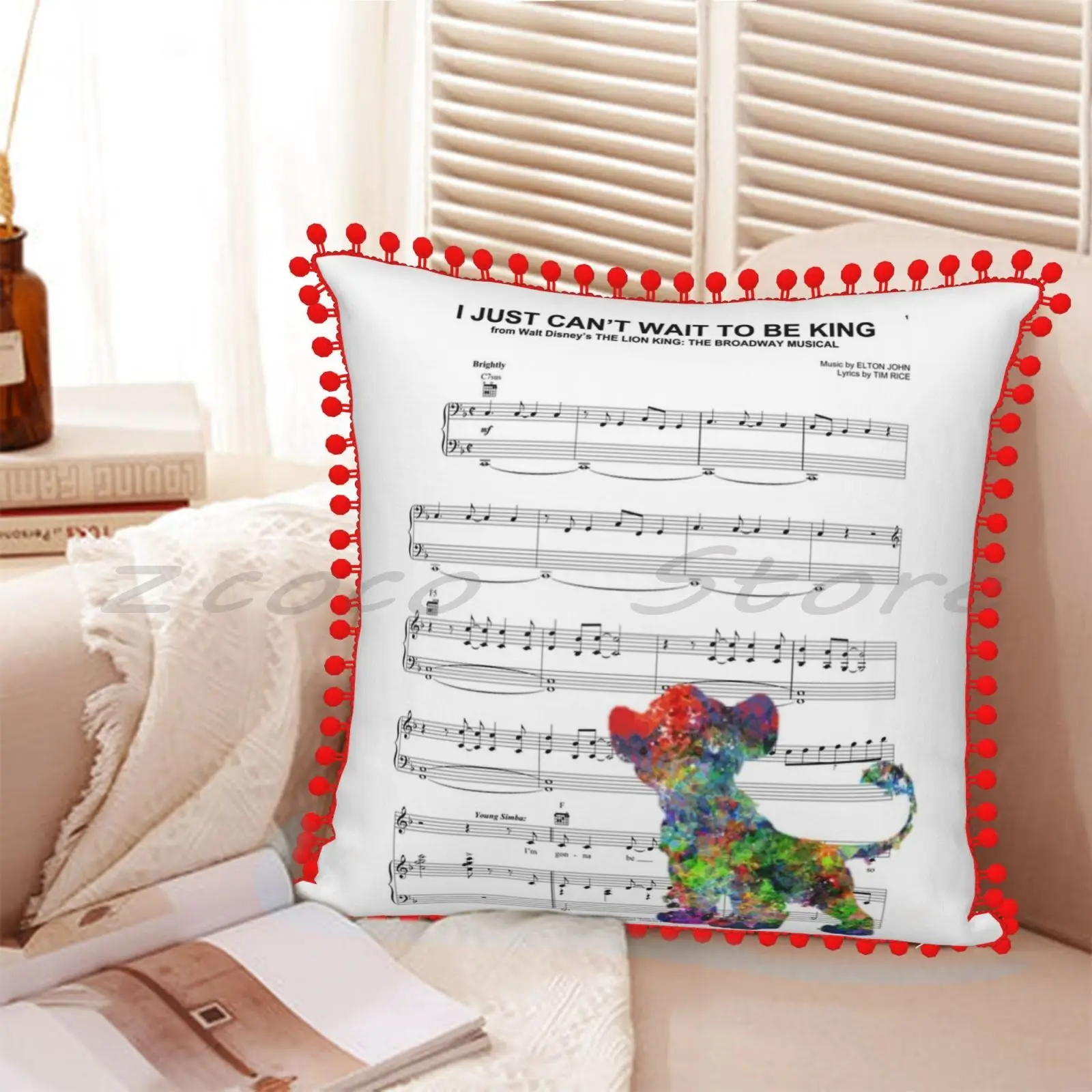 Наволочка Король Лев Я не могу дождаться чтобы быть Кинг персонализированная