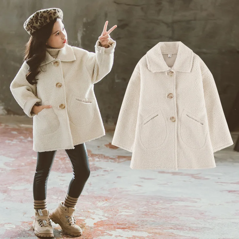 Детский тренчкот для девочек пальто малышей Детская куртка в клетку модная