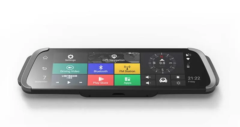 FANSICOUK 3G/4G ADAS Android автомобильный видеорегистратор 10 ''поток медиа зеркало заднего вида камера gps FM видео регистраторы 32 Гб SD карта 787