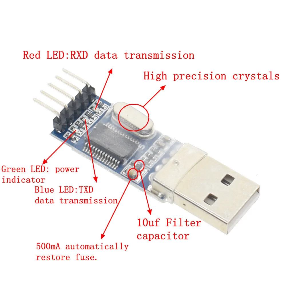 PL2303 USB в RS232 ttl конвертер адаптер Модуль