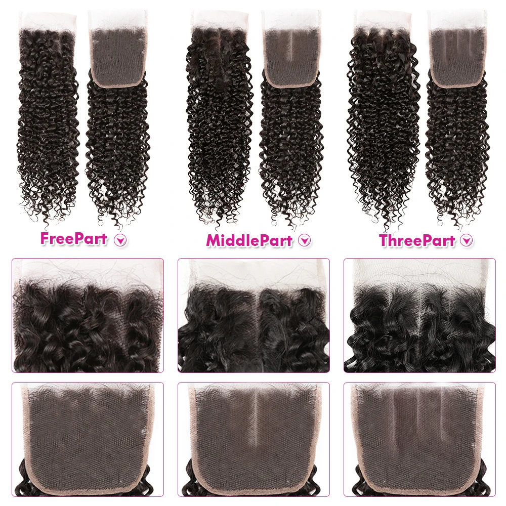 Бразильские кудрявые волосы Alibaby 4 × не Реми естественный цвет 100% человеческие