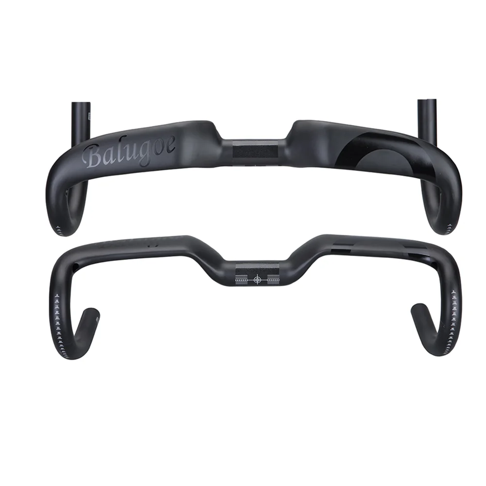 Скидка Руль BALUGOE из углеродного волокна для шоссе велосипеда, руль из углеродного волокна, руль для дорожного велосипеда, 2022, 400, 420 мм, новинка 440