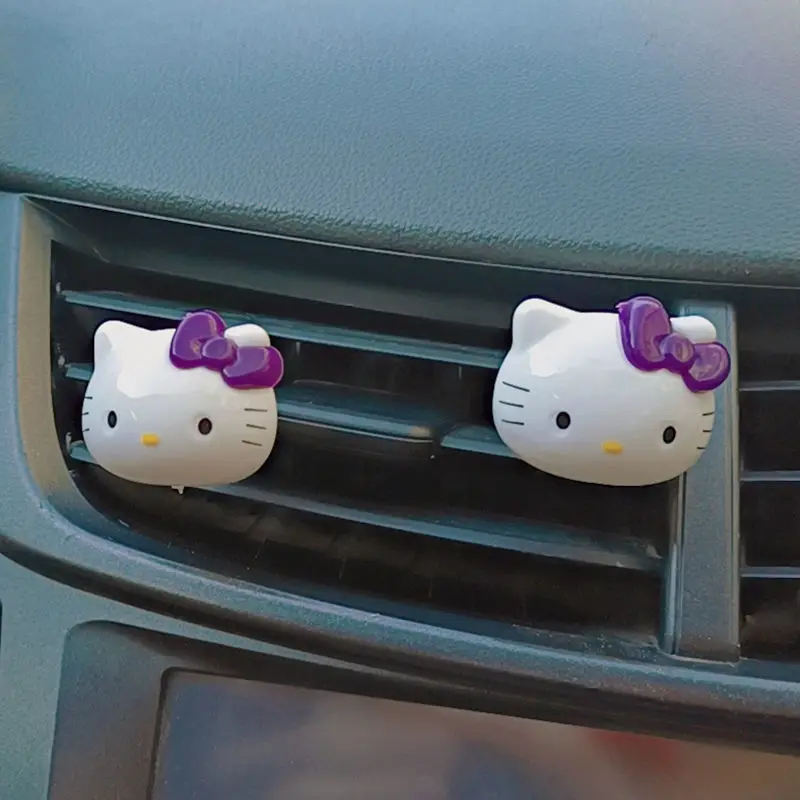 Автомобильное Украшение Hello Kitty для воздуховыпускного отверстия милые модные