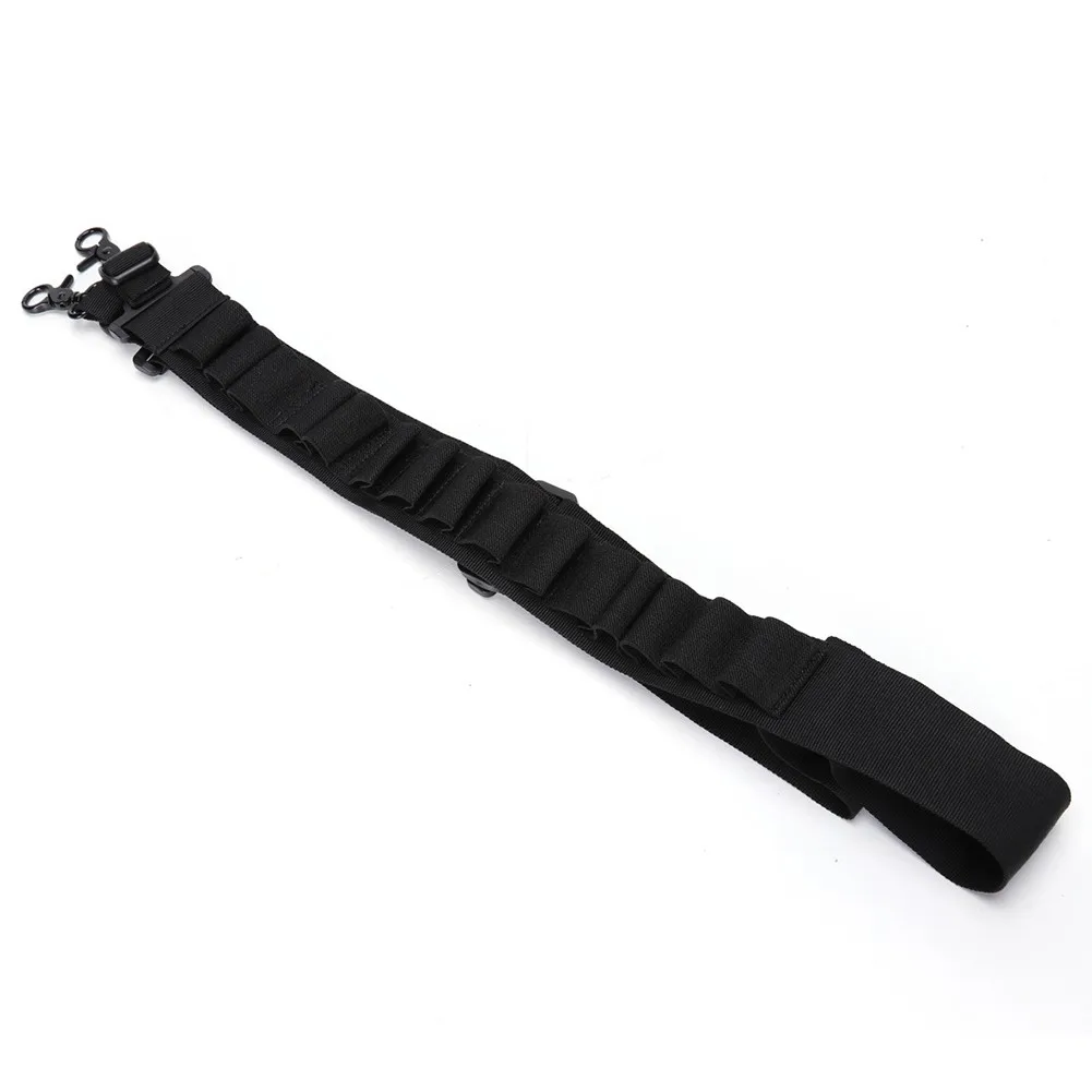 15 Rounds Bullets Shotgun Bandoleer Bandolier For 12GA Shell Ammo Belt 2 Point Sling Military Shoulder Strap Hunting Accessories | Спорт и