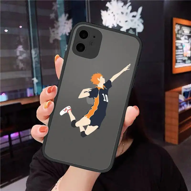 

Haikyu Phone Cases matte transparent For iphone 7 8 11 12 plus mini x xs xr pro max cover