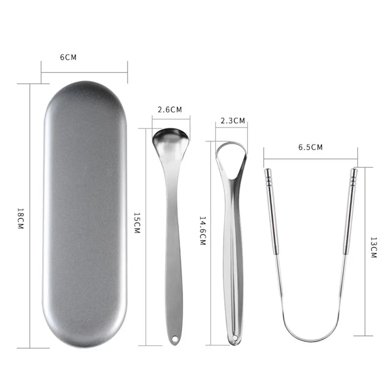 3 шт./компл. полезный скребок для языка из нержавеющей стали средство очистки