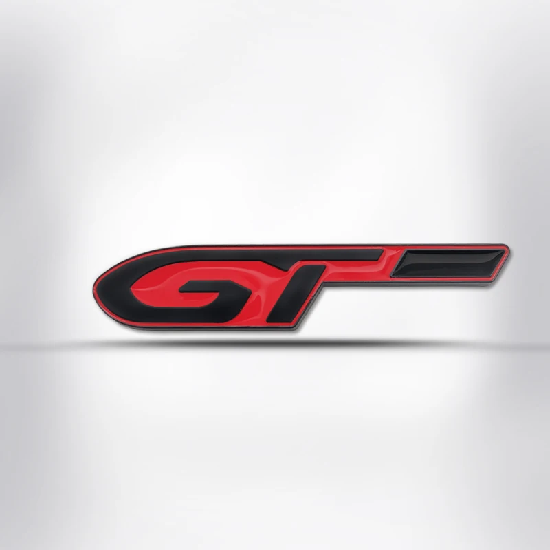 Наклейка с эмблемой для тюнинга автомобиля буквы GT Line наклейки логотипом Peugeot 206