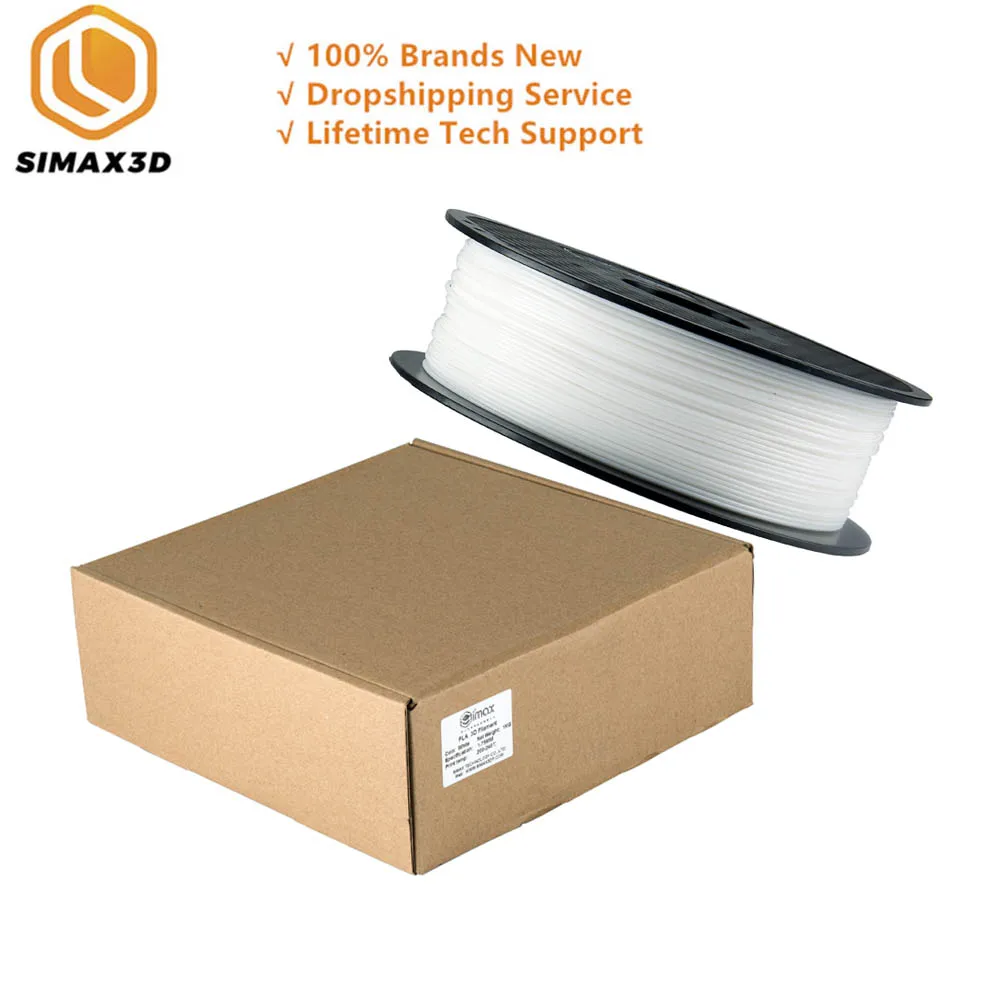 SIMAX3D 1 75 мм PLA нити расходных материалов 3D части принтера прессованный пластиковая