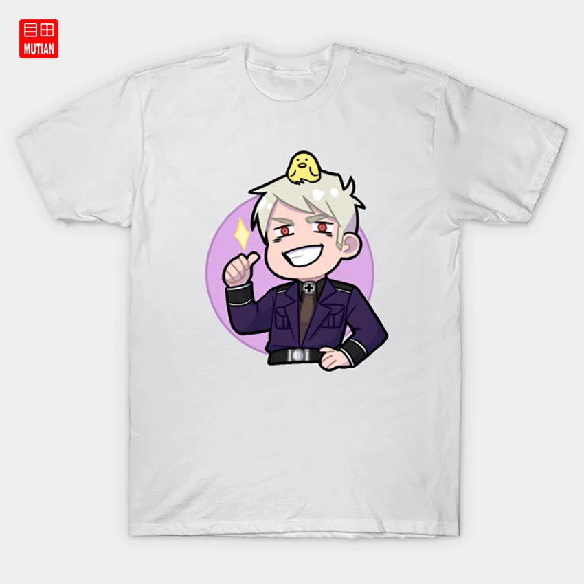 Футболка APH из Пруссии серия хеталия аниме Пруссия|Мужские футболки| |