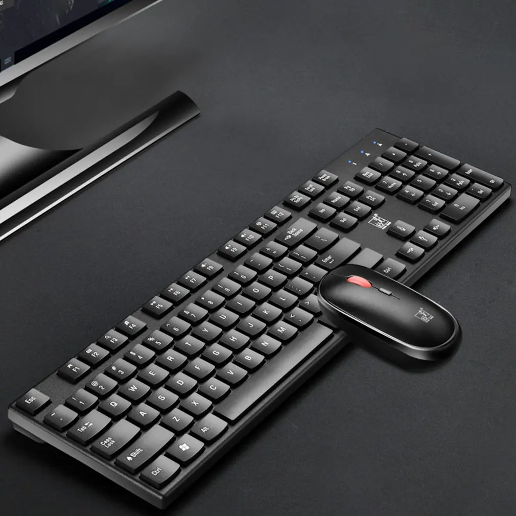 

Wireless Keyboard And Mouse Set Notebook 2.9G Keyboard And Mouse Set OFFICEsS Game Home Use For Notebook Laptop Computer