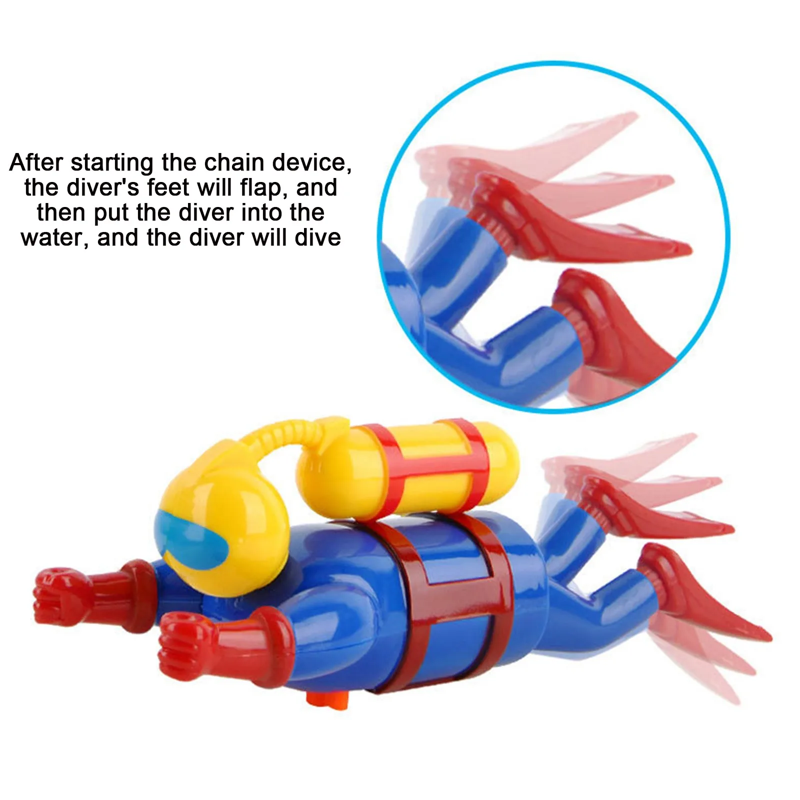 

Diving Toys Pool Toys Clockwork Power Beach Toy Sand Toy Summer Outdoor