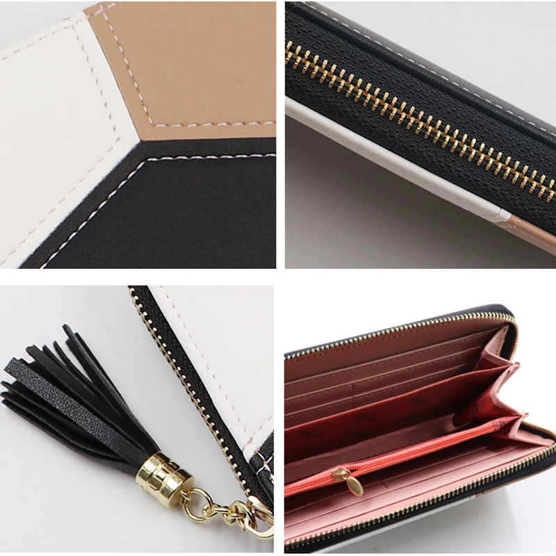 Женский кошелек из искусственной кожи с кисточкой на молнии | Багаж и сумки