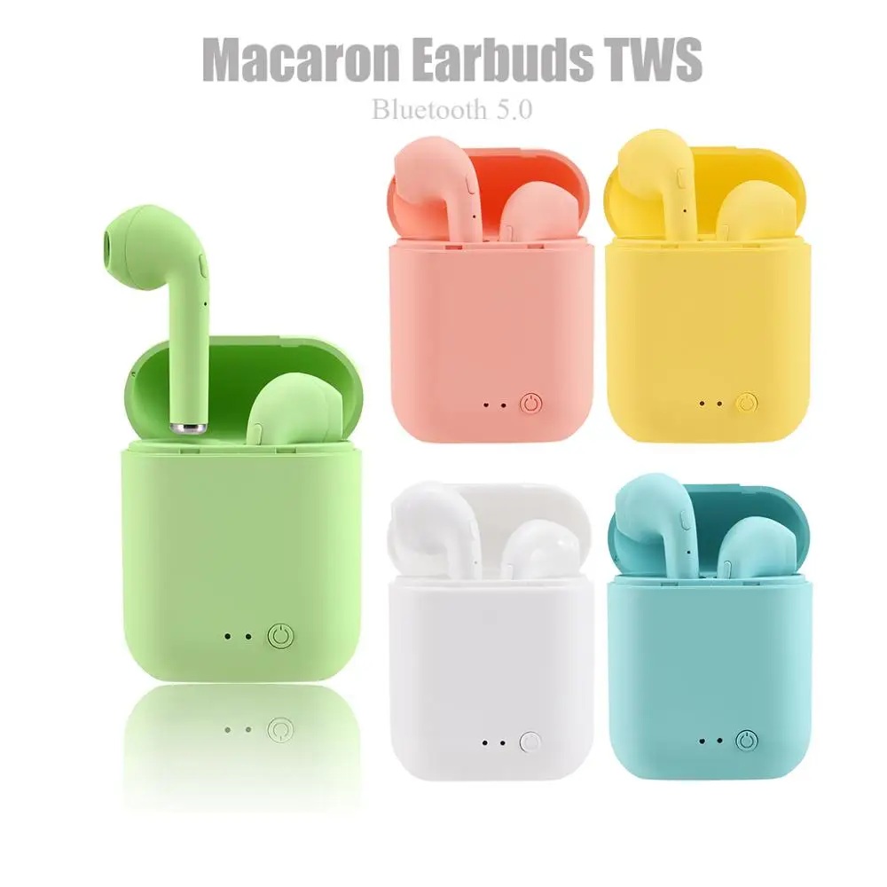 TWS наушники Macaron Mini 2 с поддержкой Bluetooth 5 0 и микрофоном|Наушники гарнитуры| |