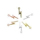 YuenZ 40 шт. новый продукт античный серебряный цвет молния Подвеска ювелирные изделия металлический сплав ювелирные изделия Маркировка 20*5 мм L108