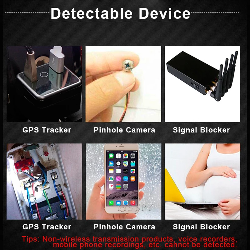 anti spy detector mini wifi hidden camera gsm audio bug gps tracker rf signal wireless micro cam magnetic device gadgets finder free global shipping