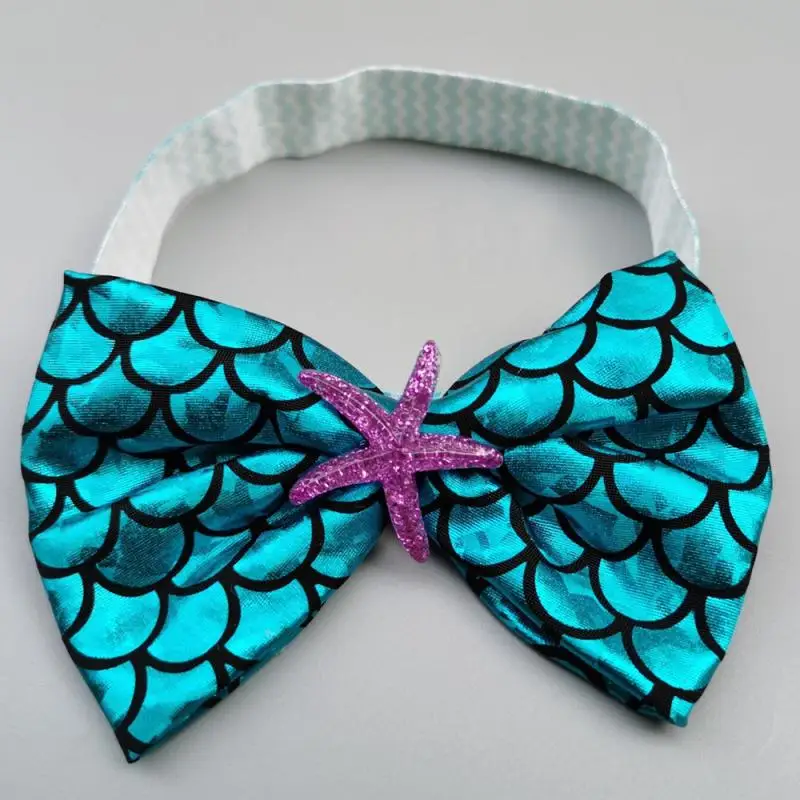 Повязка на голову для маленьких девочек с бантом и короной эластичные детские