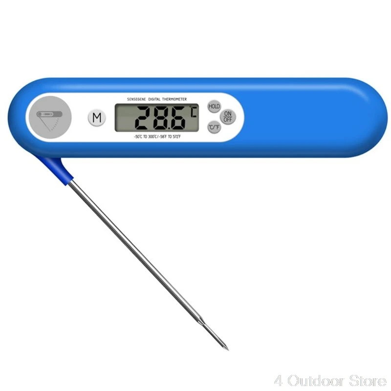 

Digital Instant Read Meat Thermometer with Backlight LCD Super Long Probe Kitchen Grill Cooking BBQ Thermometure Tool S25 20
