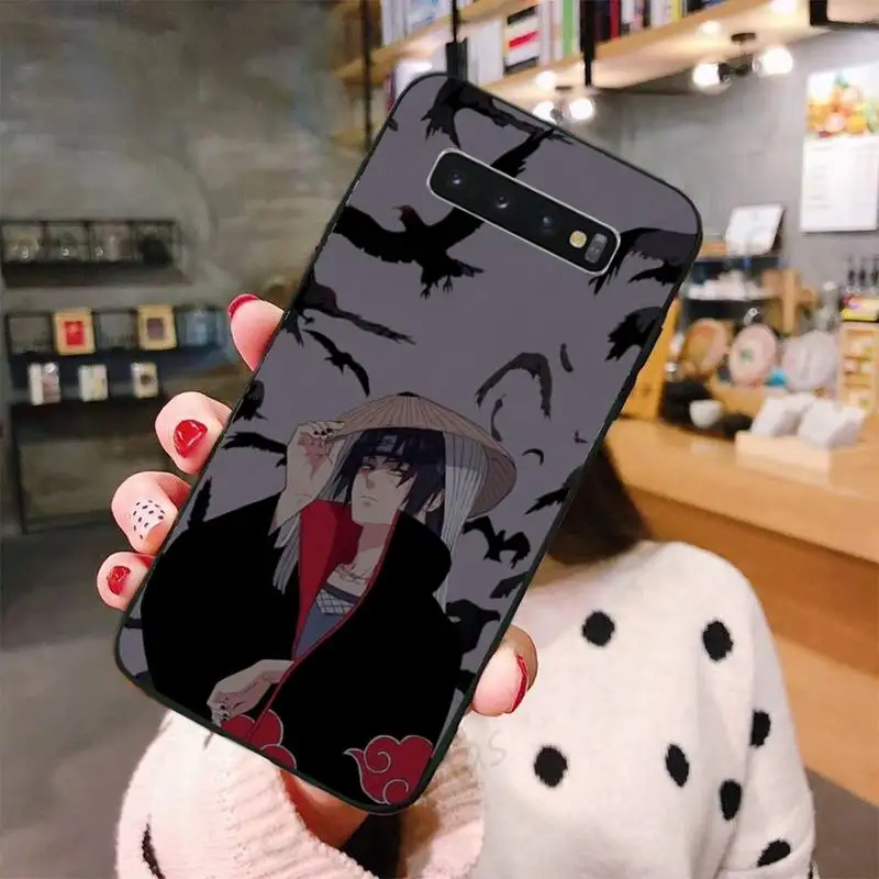 

Itachi Naruto Akatsuki Uchiha Phone Case For Samsung A50 A51 A71 A20E A20S S10 S20 S21 S30 Plus ultra 5G M11 funda shell