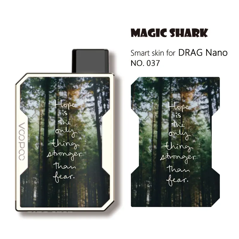 Magic Shark Fashion Venum английские слова Китай 1 шт./лот чехол наклейка пленка для Voopoo Drag Nano