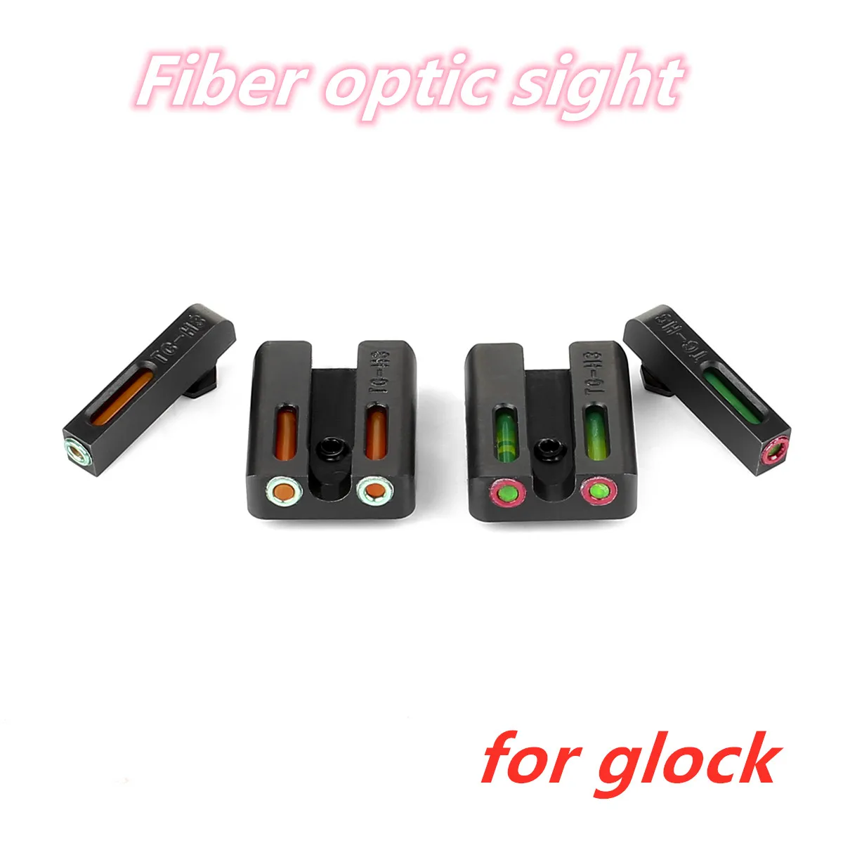 Magorui волоконно оптический прицел красный/зеленый передний задний для