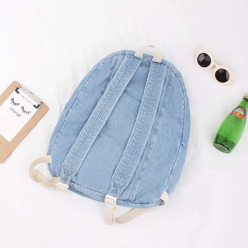 IPinee женские рюкзаки джинсовая сумка для книг школьная девочек подростков
